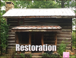 Historic Log Cabin Restoration  Accomack County, Virginia